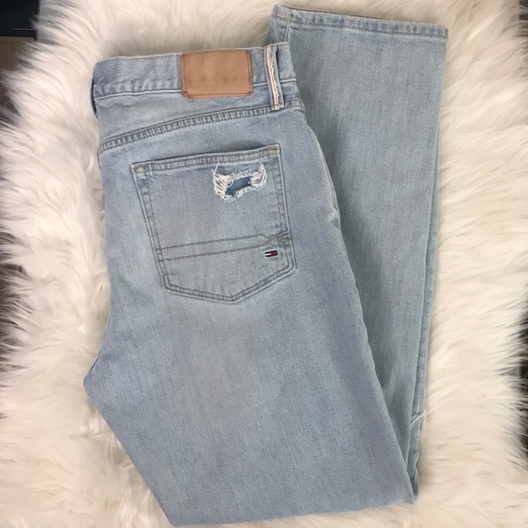 Tommy Hilfiger Denim - Tommy Hilfiger distressed boyfriend jeans 34/32